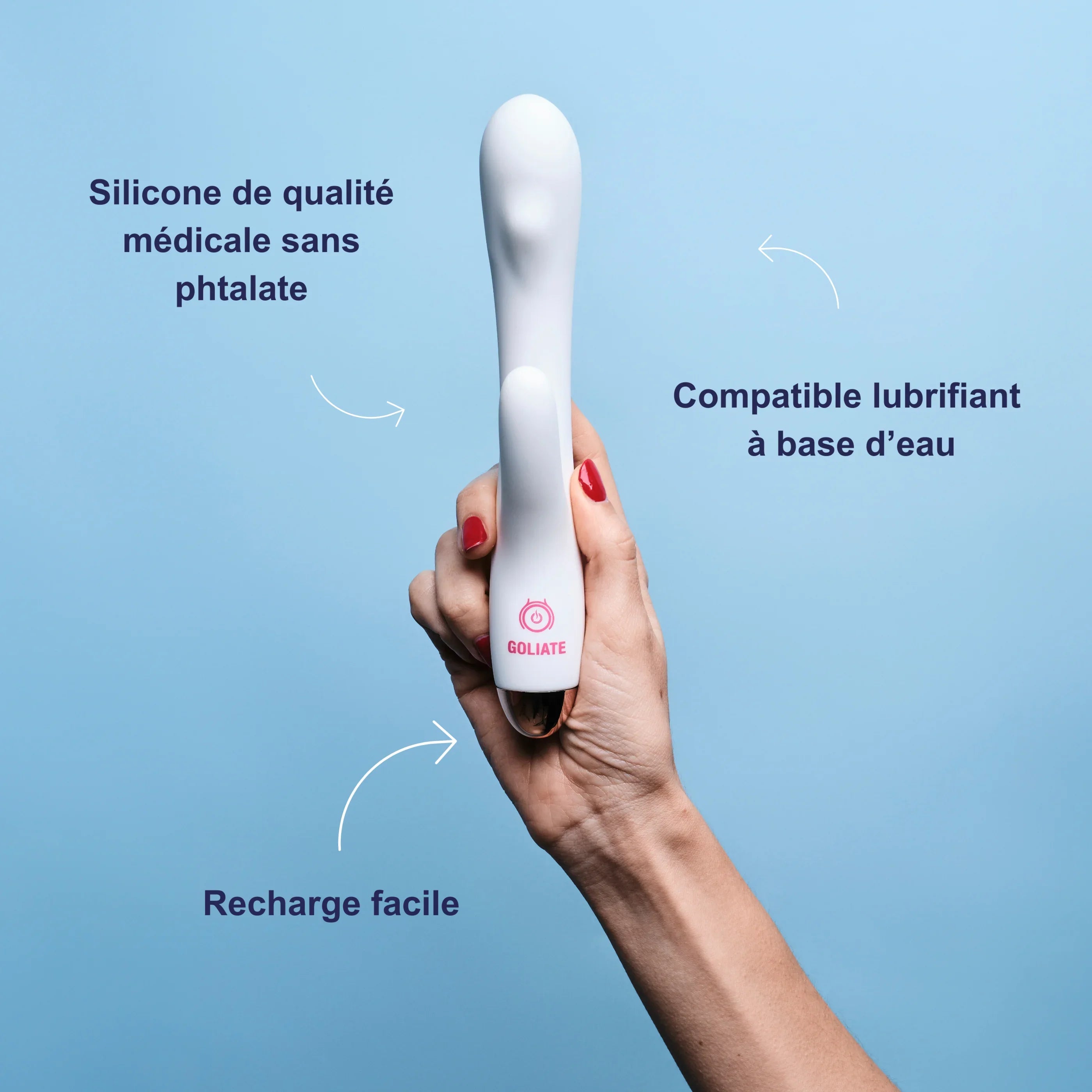 meilleur vibromasseur rabbit clitoris sextoy chauffant Goliate myPleasure Plus efficace