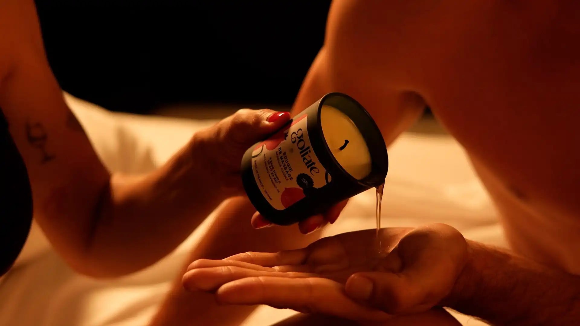 bougie de massage bio Goliate