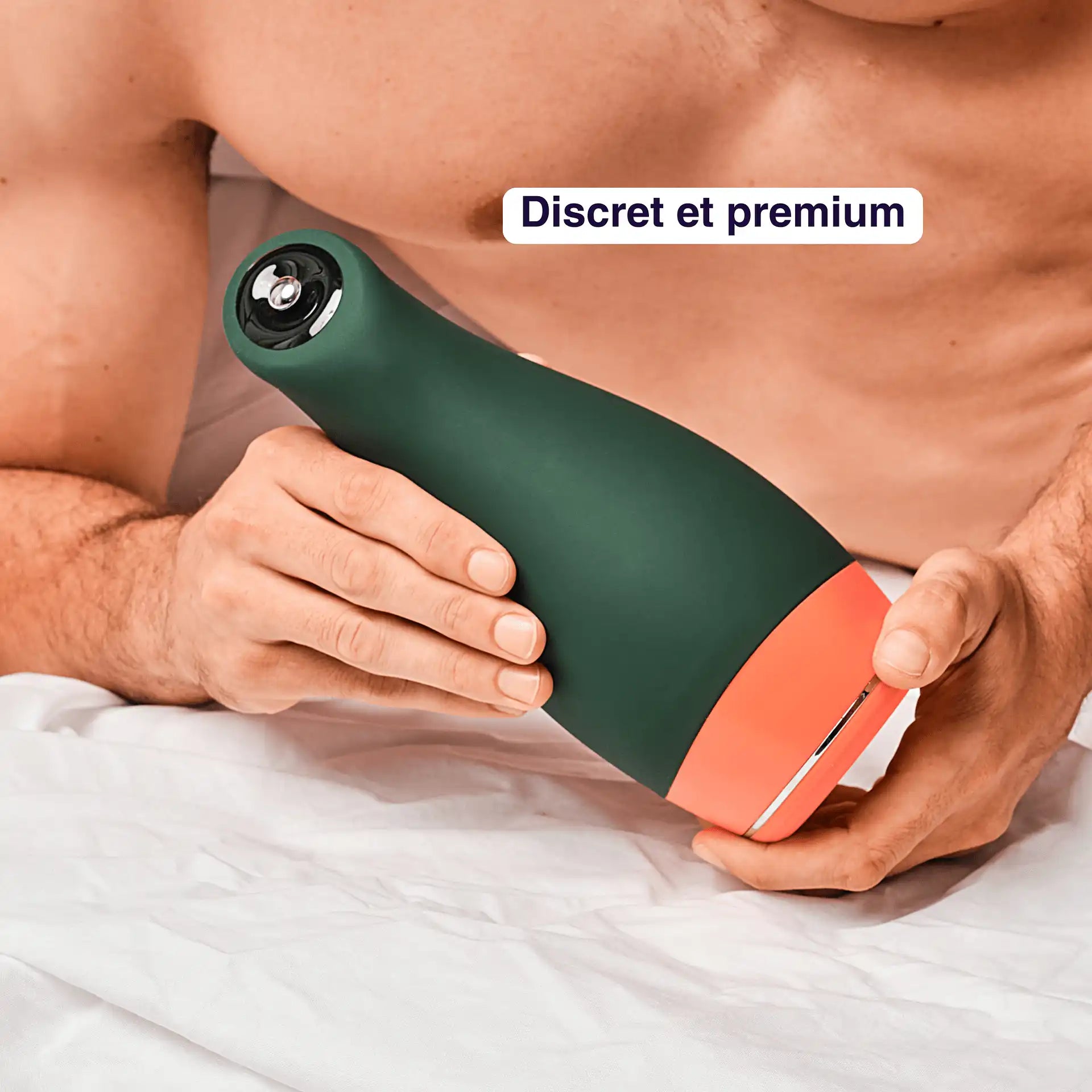 Masturbateur homme vibrant et chauffant ELVIO - Mon Amour