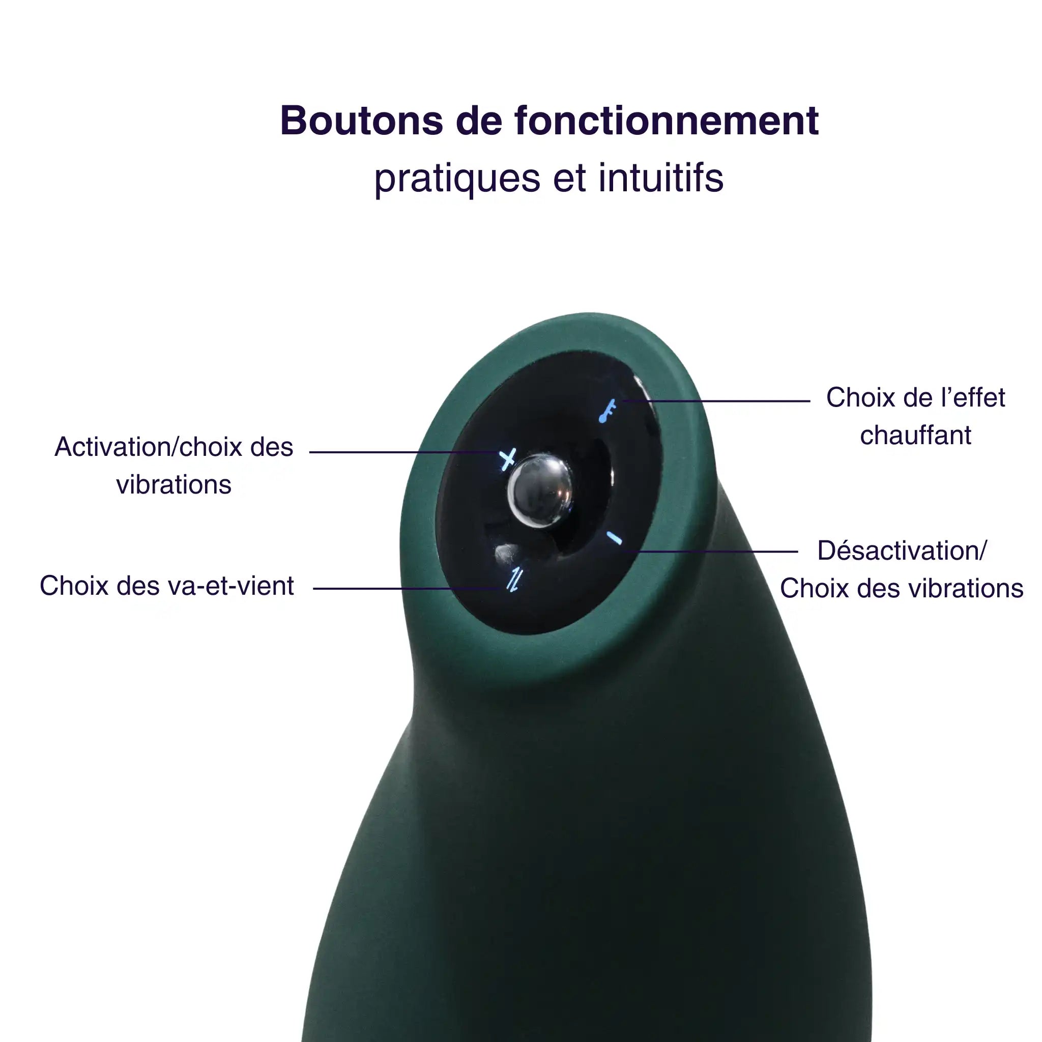 Masturbateur homme vibrant et chauffant ELVIO - Mon Amour