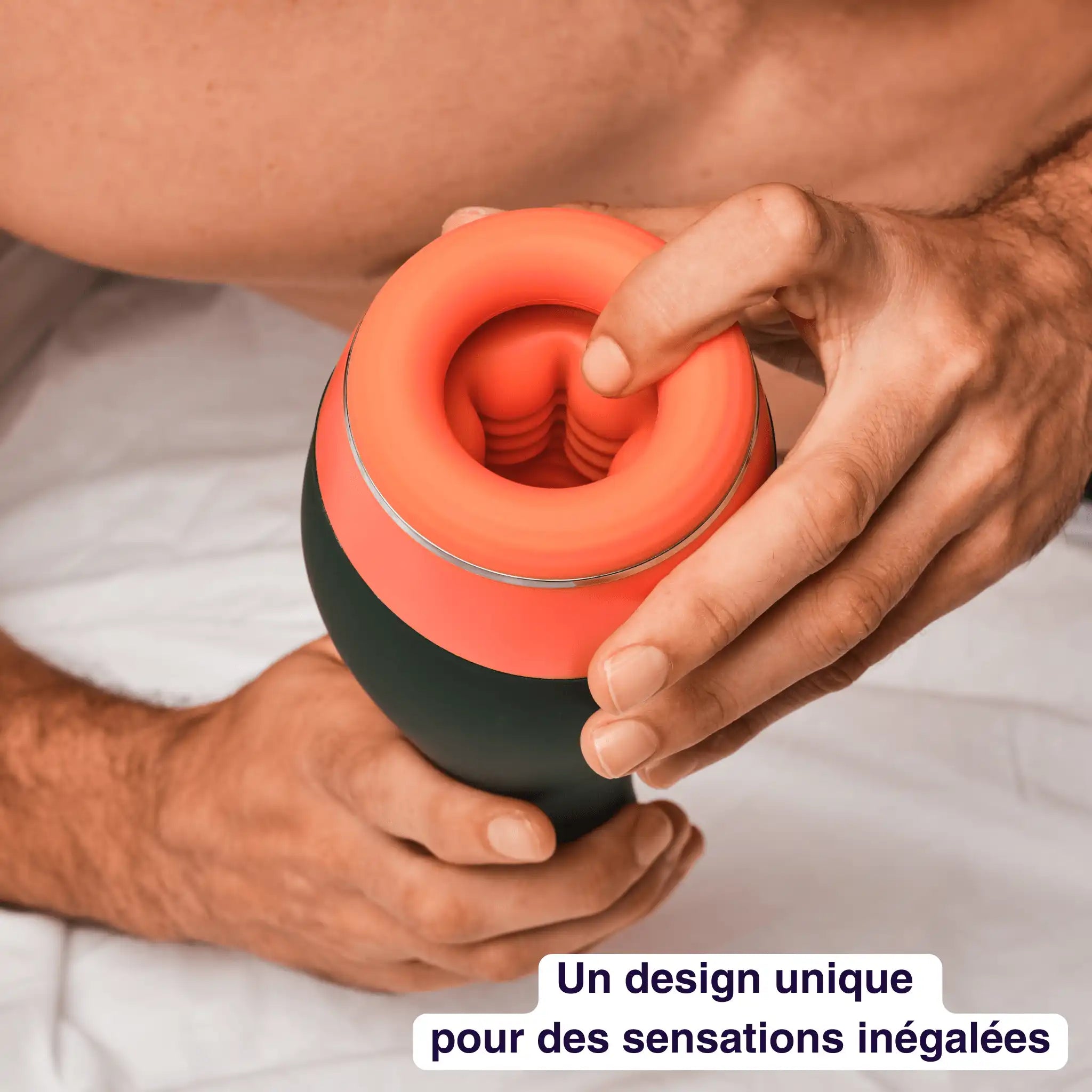 Masturbateur homme vibrant et chauffant ELVIO - Mon Amour