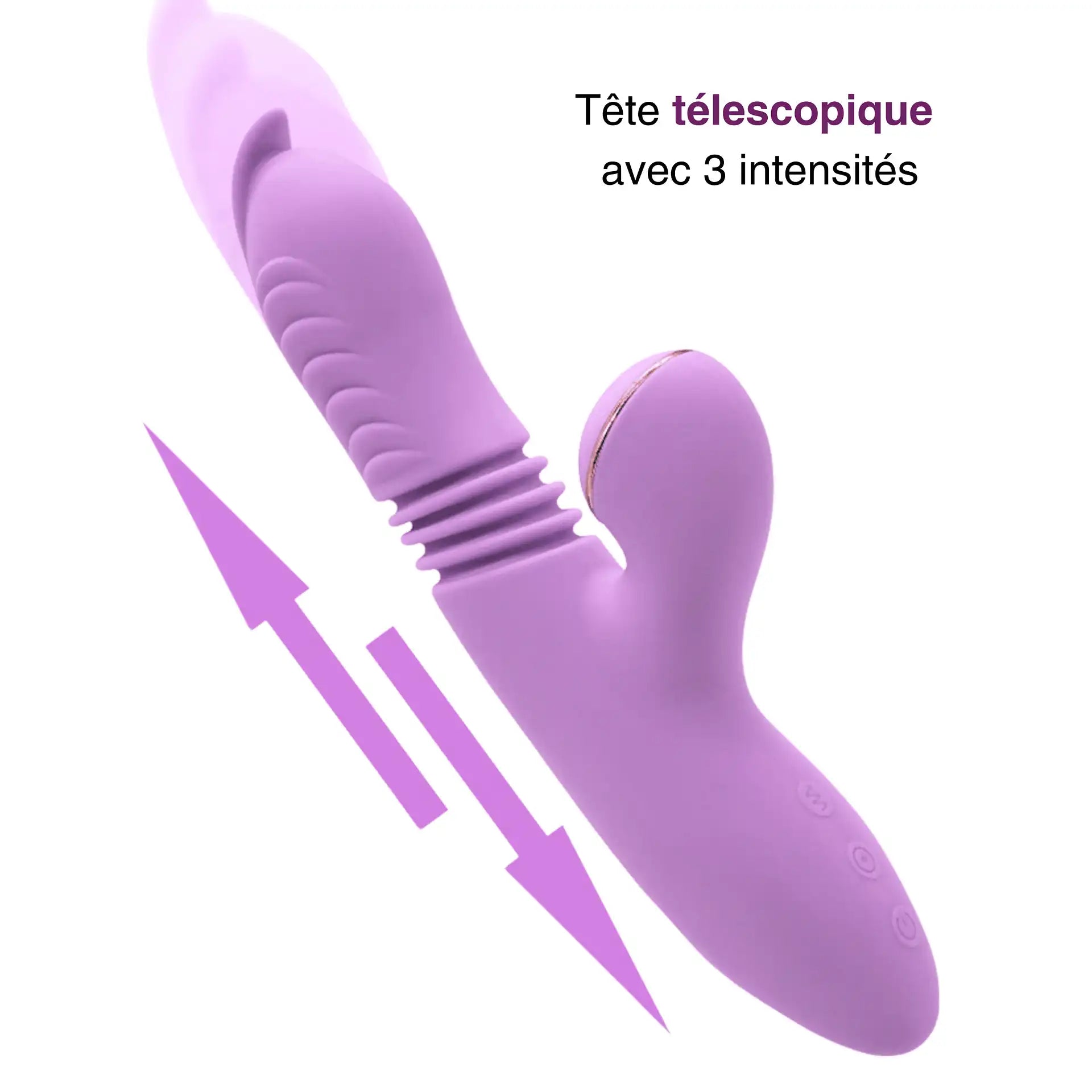 Nova – Stimulateur 2-en-1 tête va-et-vient et stimulation sans contact