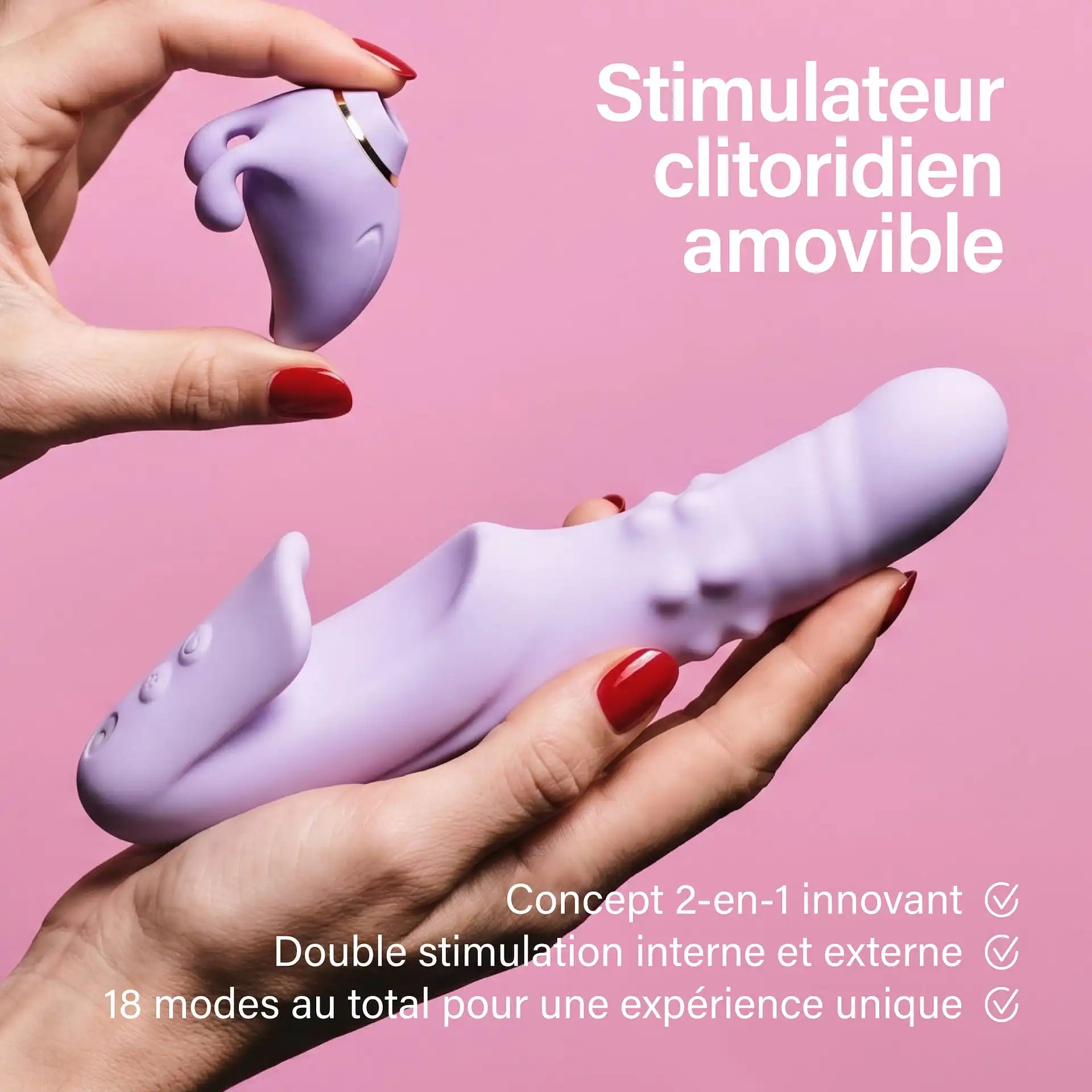 Sextoy femme 2en1 goliate