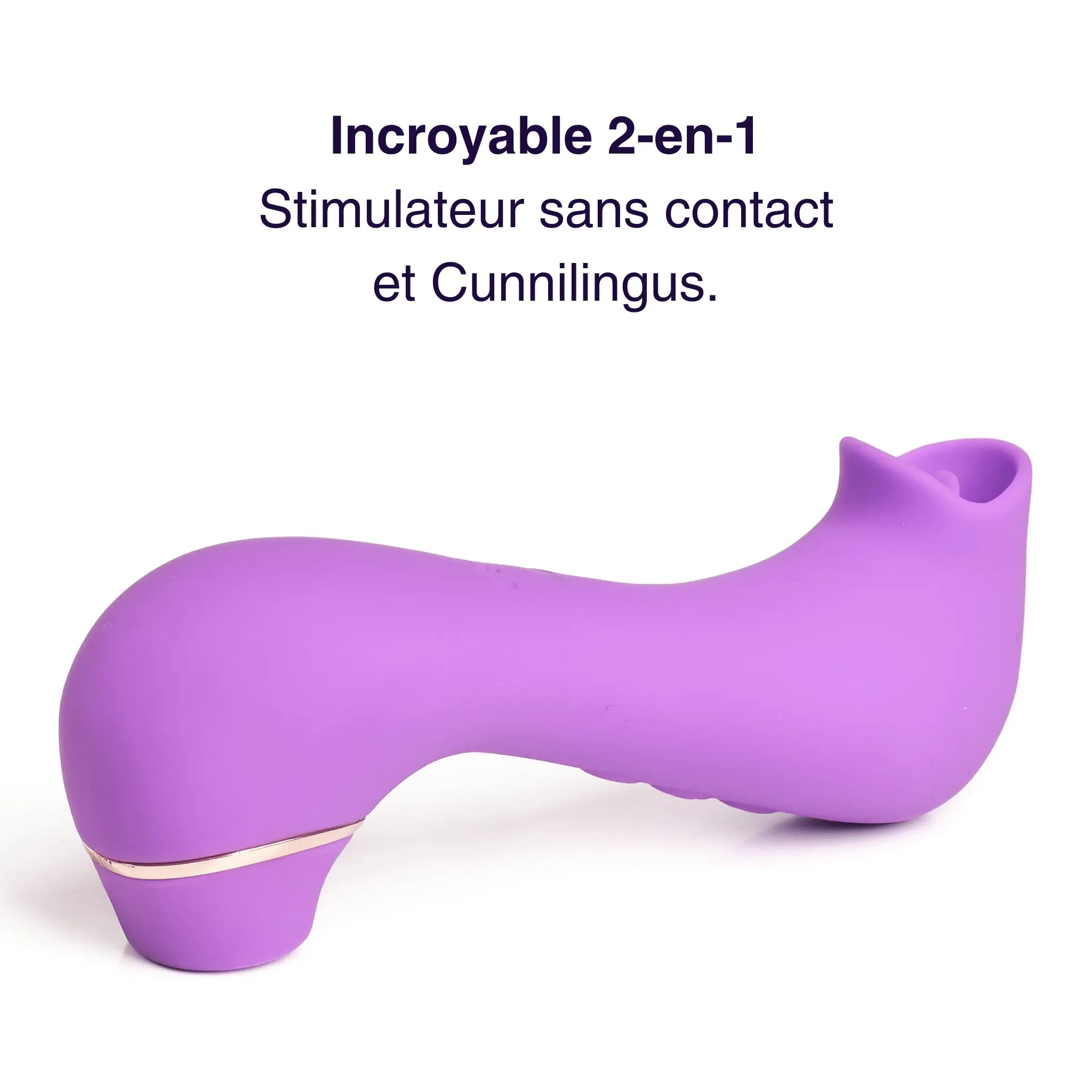 2en1 stimulateur clitoridien sans contact et cunnilingus mon amour