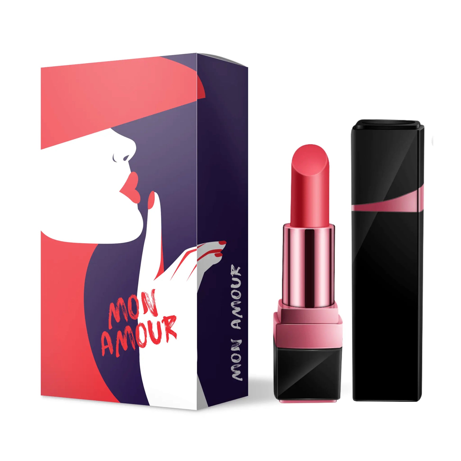 Rouge à lèvre vibrant sextoy discret Mon Amour