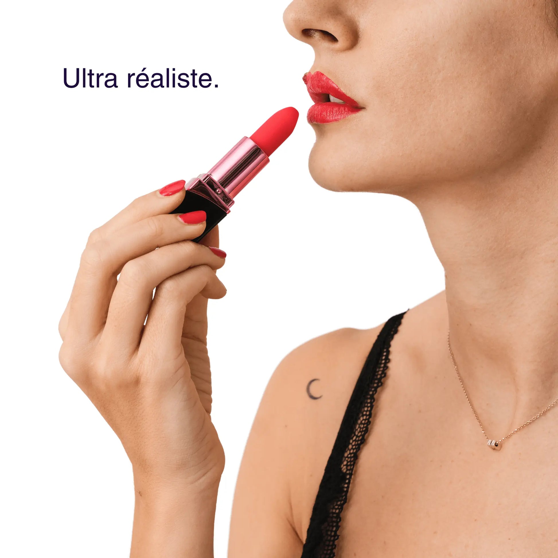 Rouge à lèvre vibrant sextoy discret Mon Amour