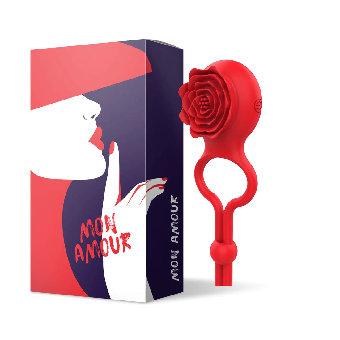 anneau pénien vibrant cockring ajustable silicone Mon Amour