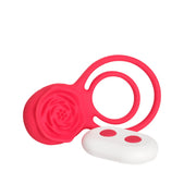 Nero – Cockring vibrant double boucle avec télécommande