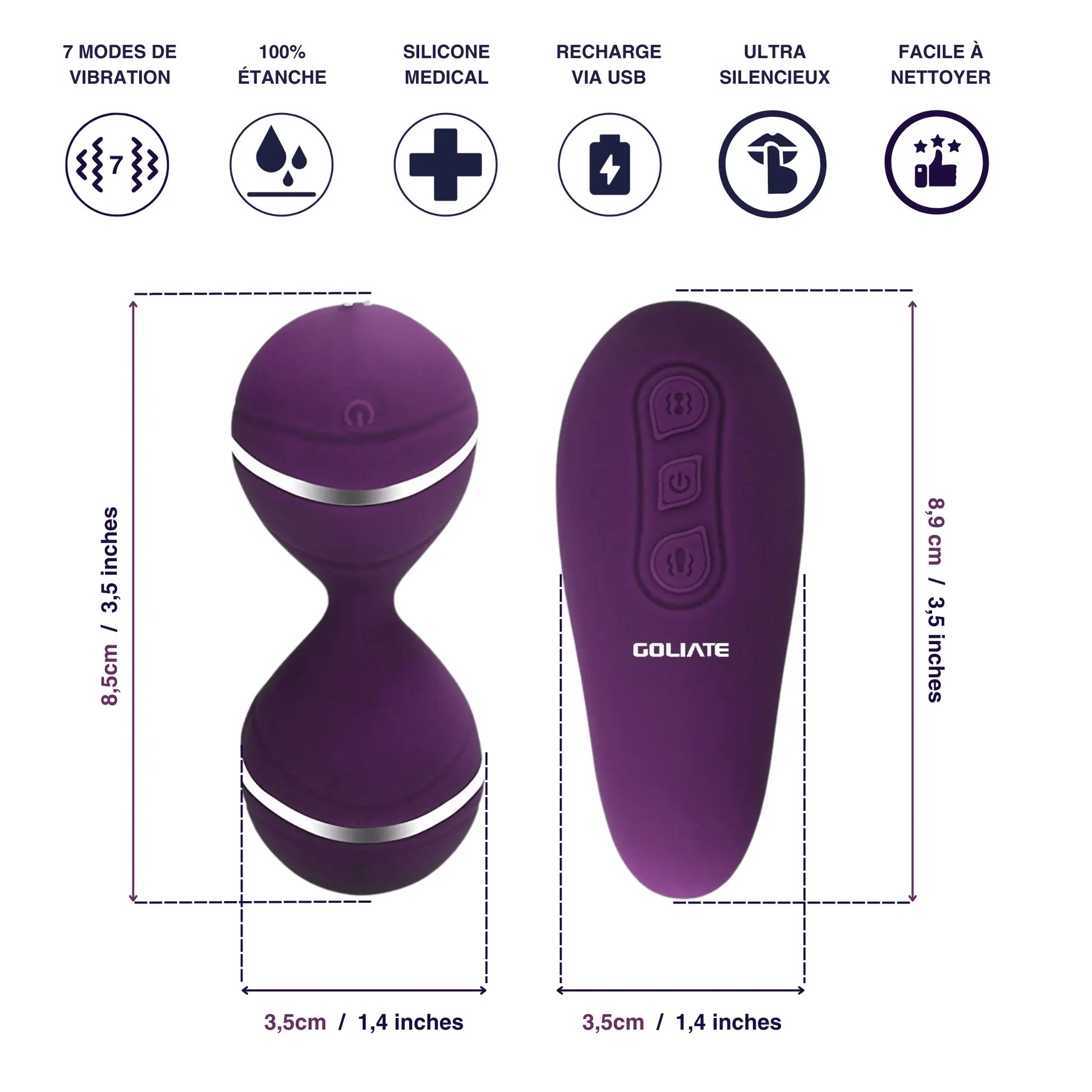 Boule degeisha télécommandé goliate x mon amour discret 