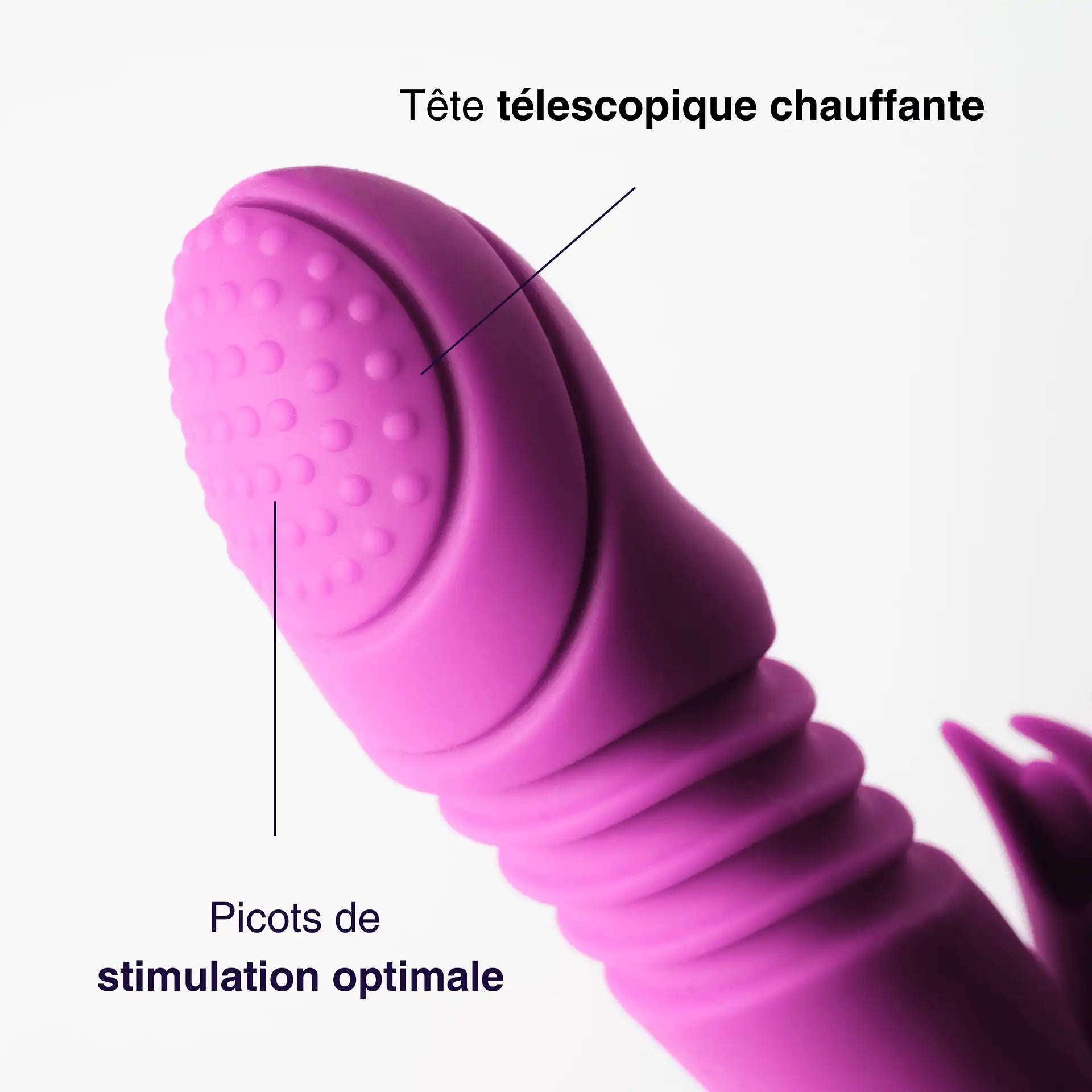 Milo – Vibro télescopique chauffant