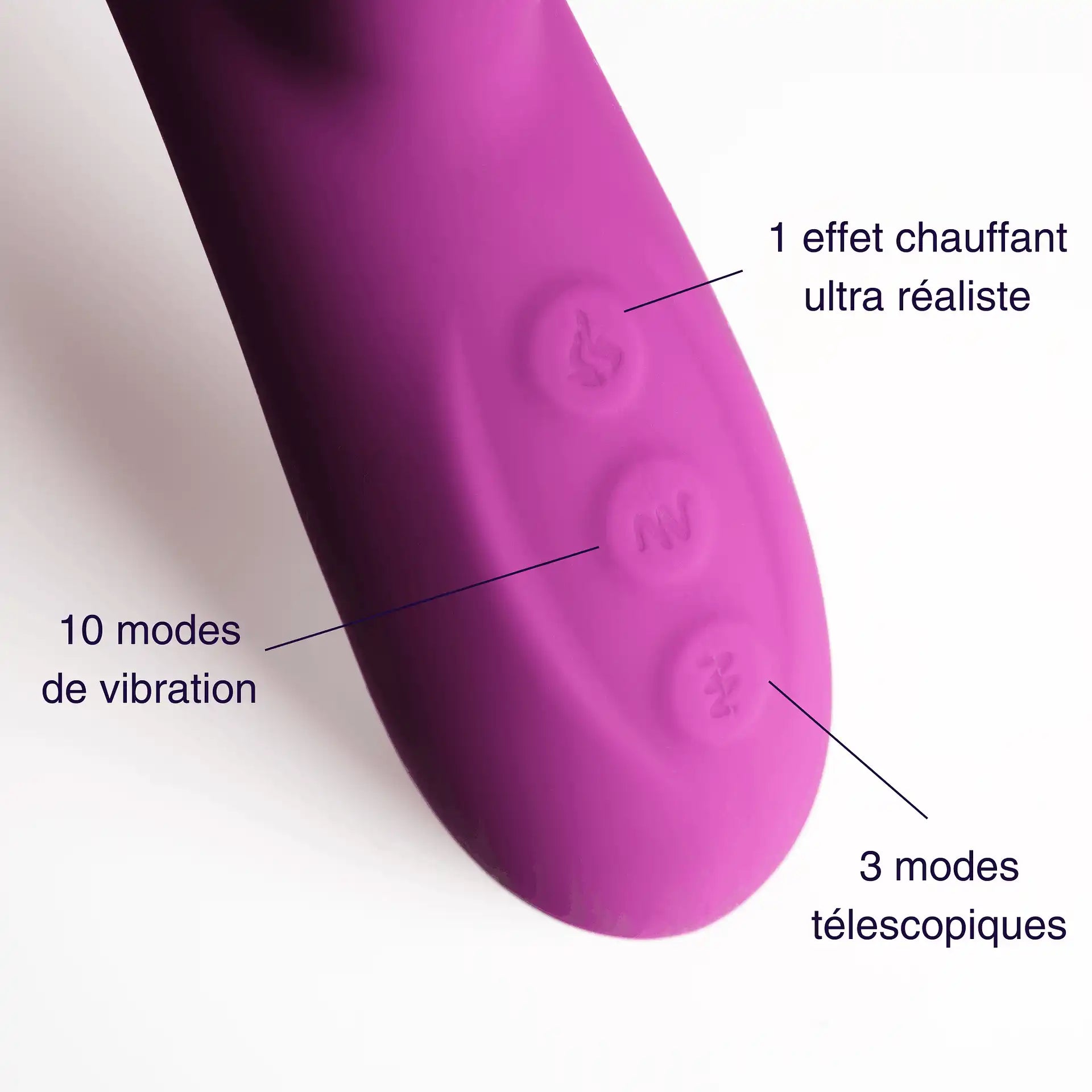 Milo – Vibro télescopique chauffant