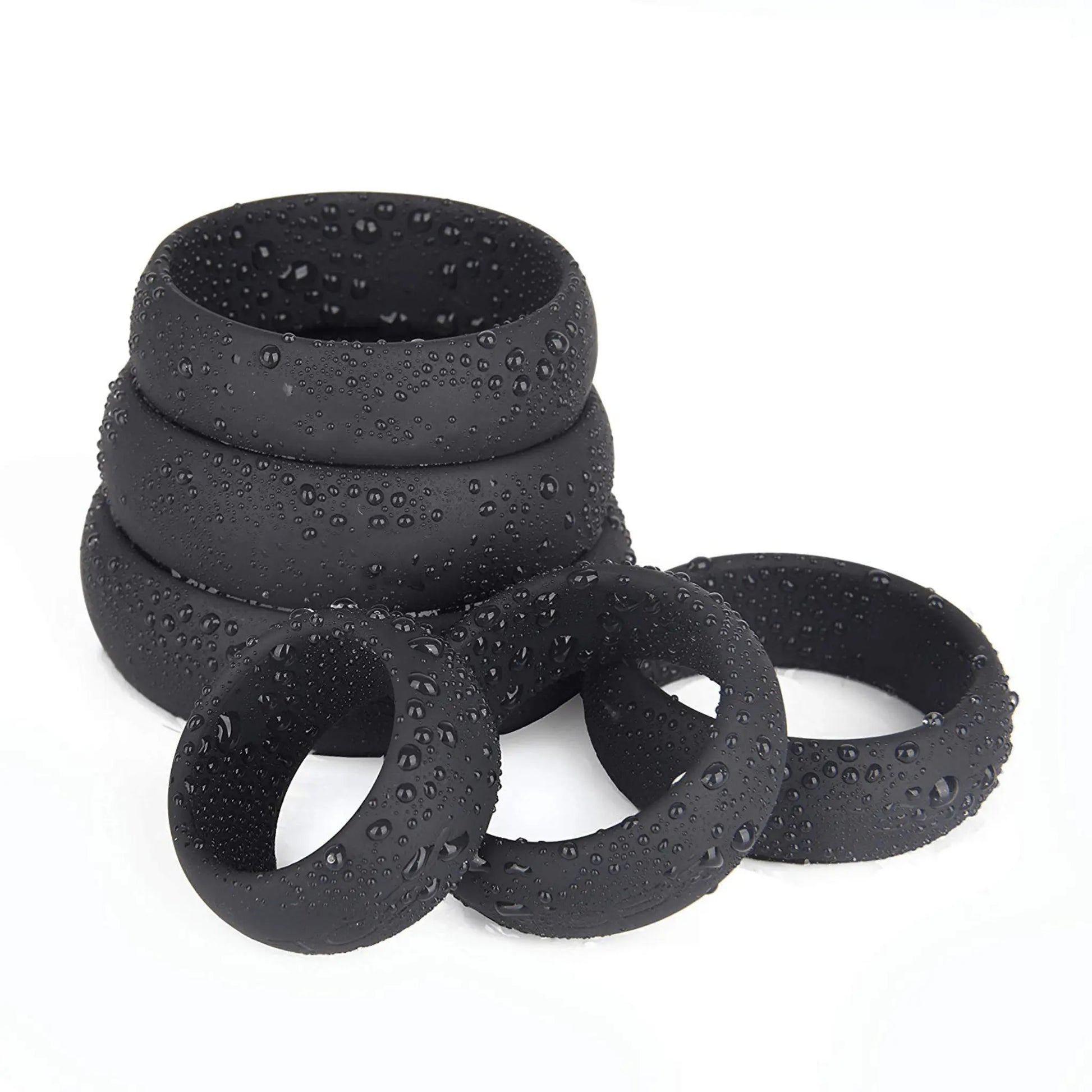 Lot 6 cockring pour soutenir l'érection by Mon Amour