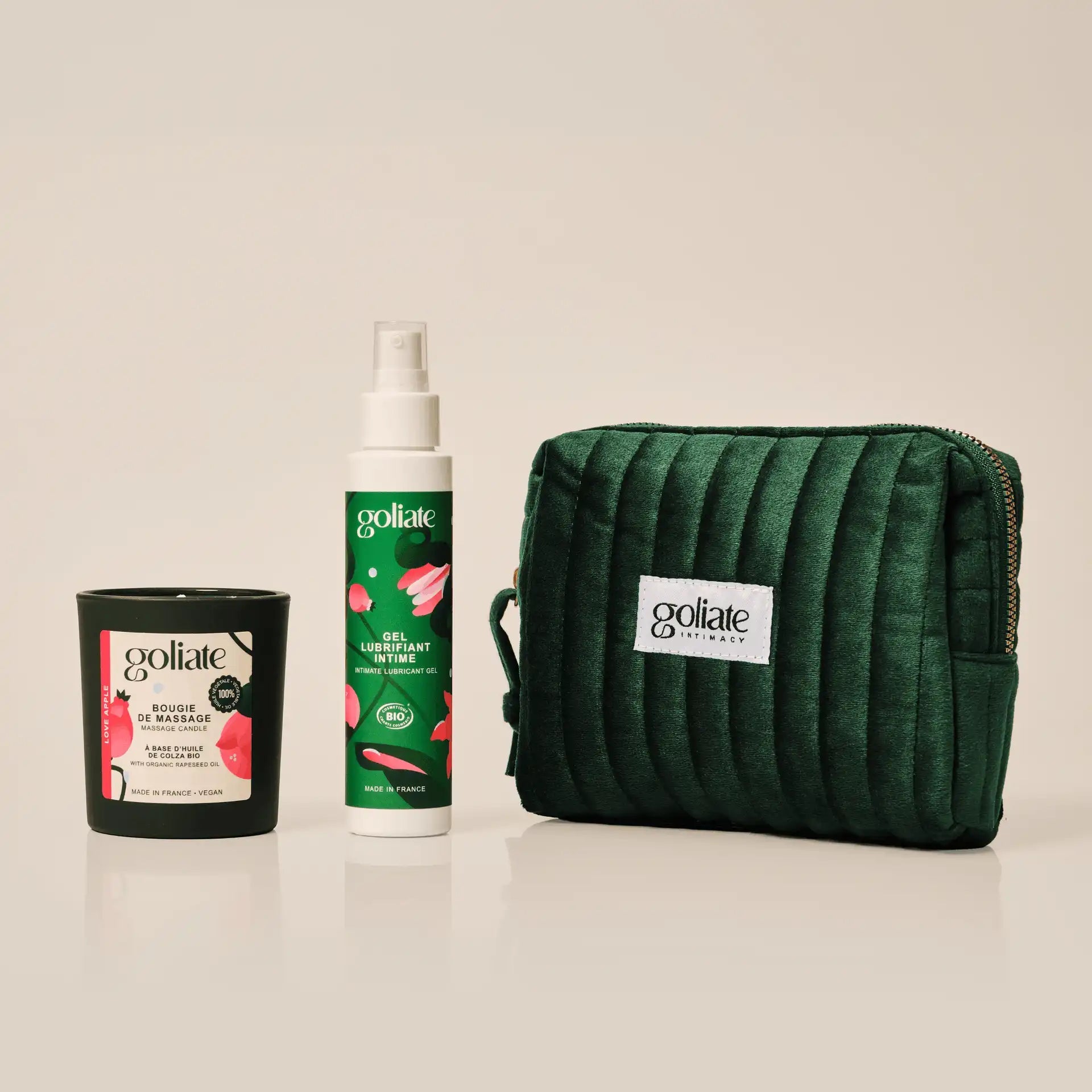 Lubrifiant naturel + Bougie de massage
