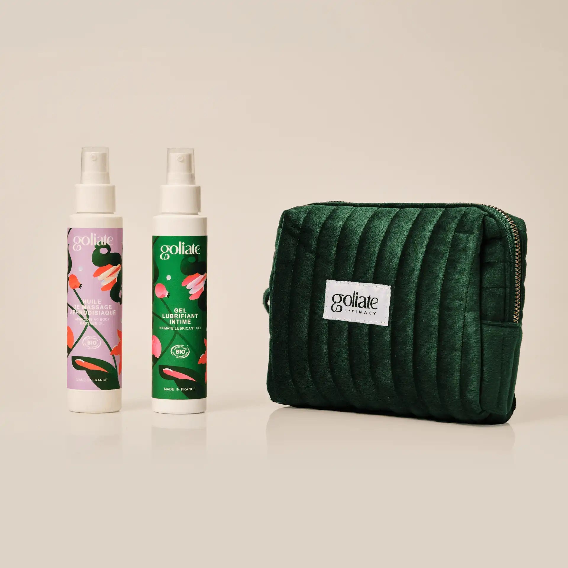 Lubrifiant naturel + Huile de massage aphrodisiaque