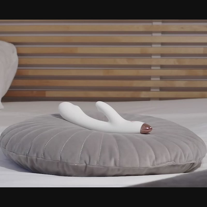 Charger la vidéo : meilleur vibromasseur rabbit clitoris sextoy chauffant Goliate myPleasure Plus efficace