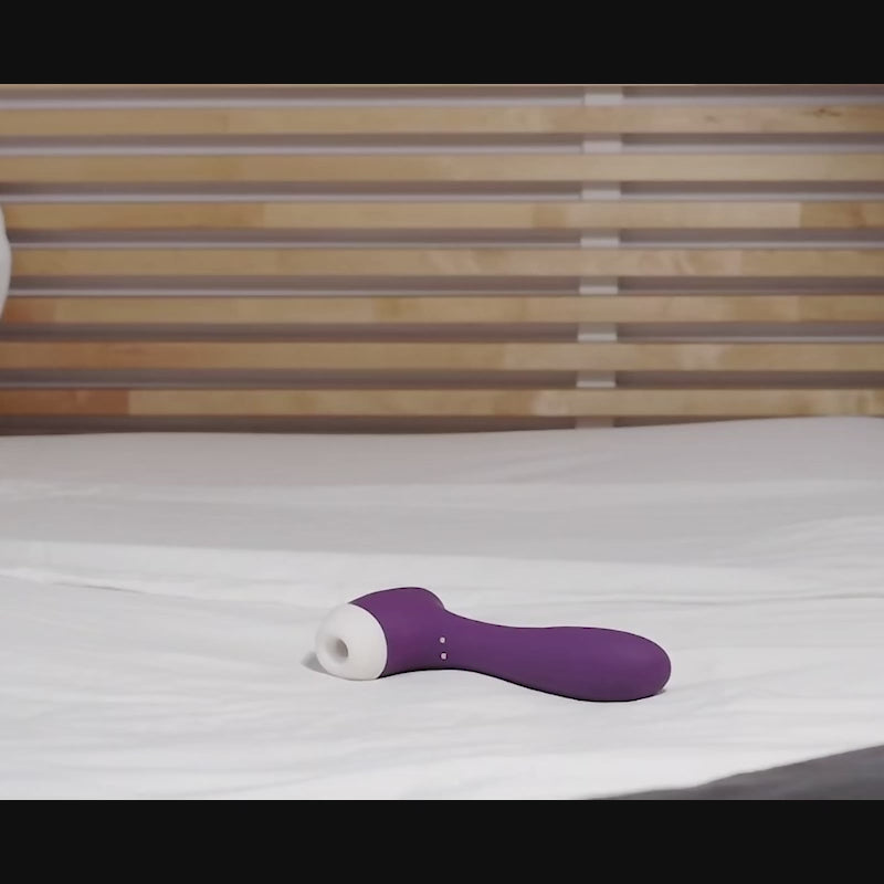 Charger la vidéo : The Amazing! - Le 2 en 1 - Stimulateur clitoridien &amp; vibromasseur GOLIATE