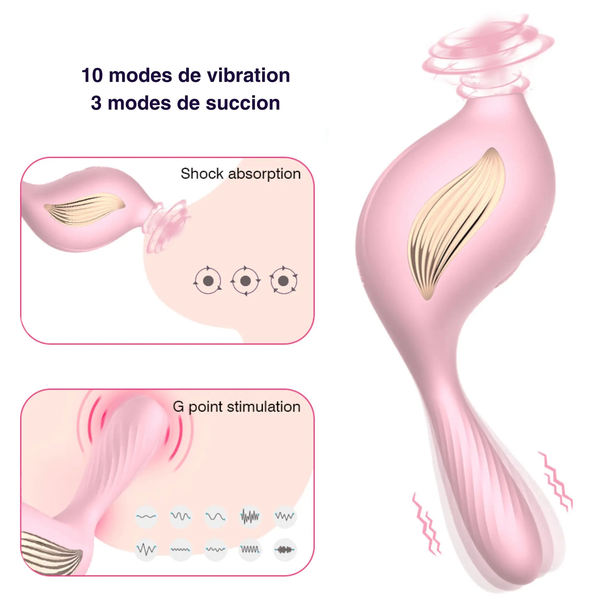 sextoy 2en1 stimulateur clitoridien et vibromasseur by Mon Amour