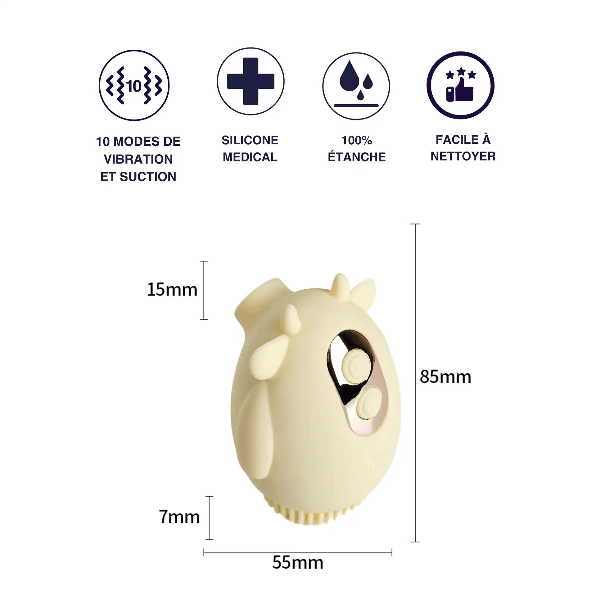 Rivo – Sextoy 2-en-1 sans contact et vibrant
