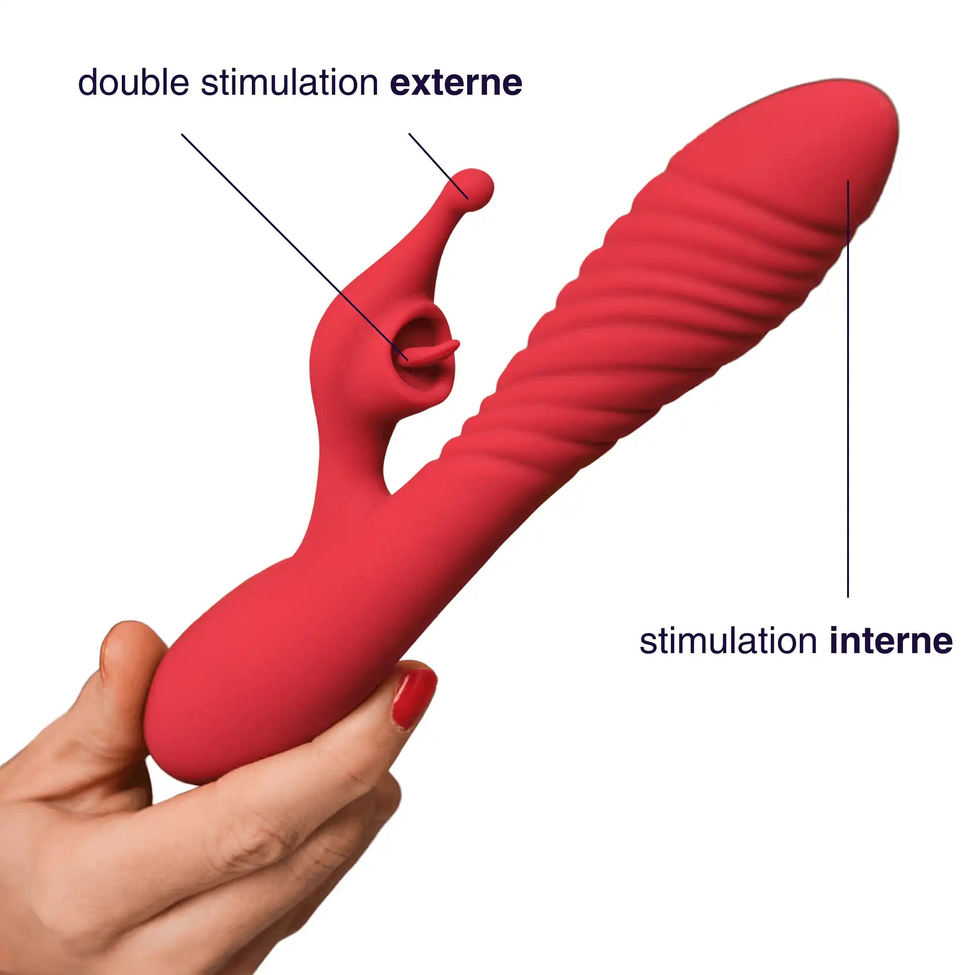 Sena – Sextoy Rabbit cunni et nervures stimulantes